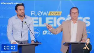 Mediador Carlos Tramontina expulsa Pablo Marçal do debate no Flow Podcast | Foto: Reprodução/YouTube