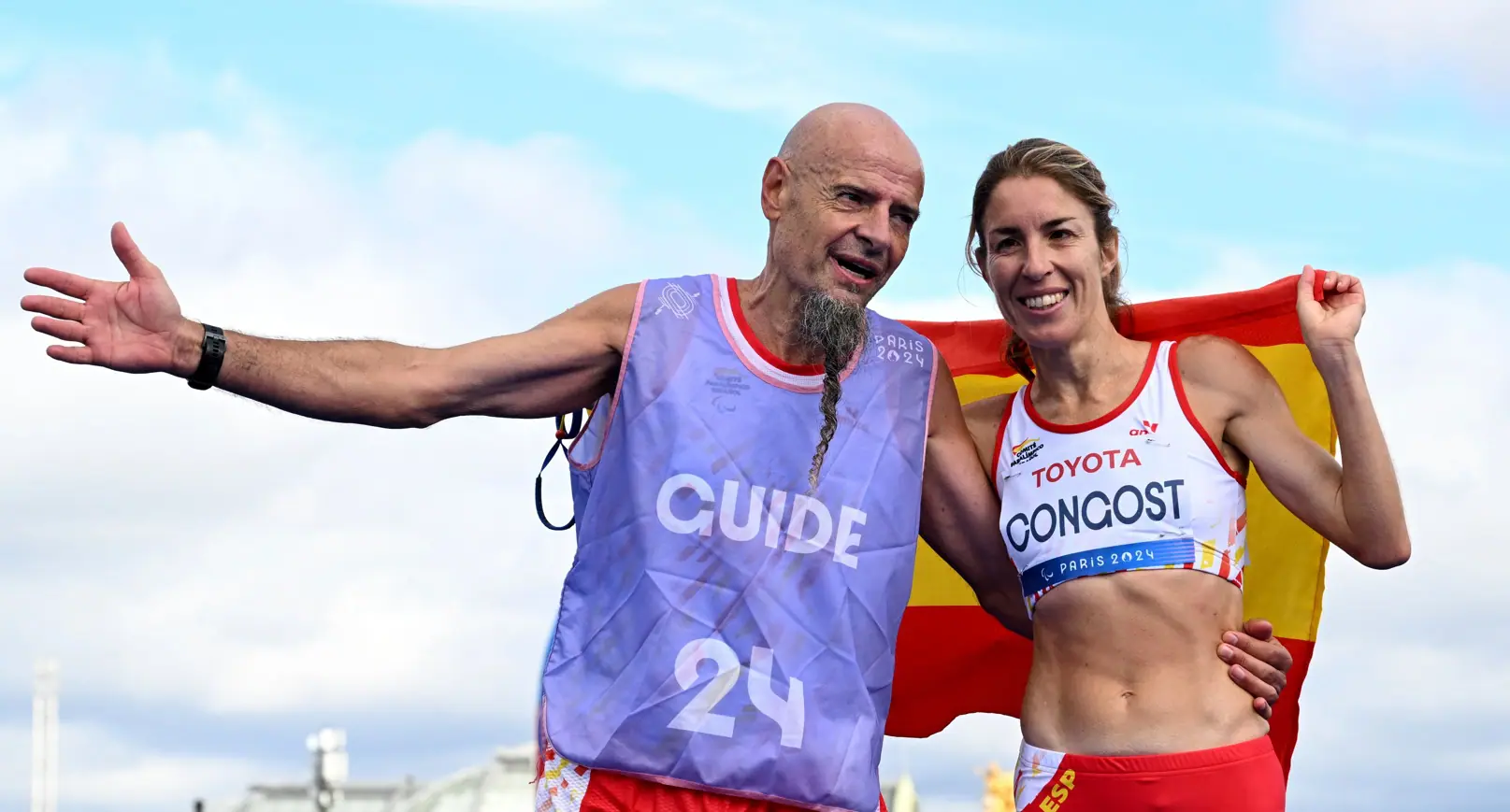 Congost, campeã da maratona T12 em 2016 no Rio, não competiu em Tóquio e teve quatro filhos depois dos Jogos no Brasil | Jennifer Lorenzini/Reuters