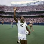 Pelé Cosmos despede futebol 1977