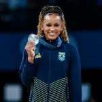 Rebeca Andrade também conquistou medalha de prata em Paris | Foto: Wander Roberto/COB