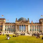 O Reichstag, sede do Parlamento da Alemanha