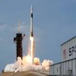 Lançamento de um foguete da SpaceX