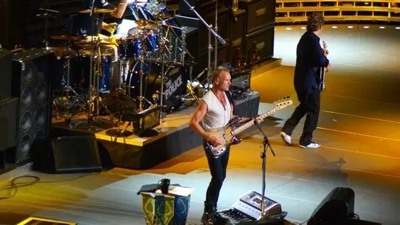 A música da banda The Police é uma fusão de ritmos; contudo, o grupo sempre teve o <i>rock</i> como marca registrada | Foto: Wikimedia Commons