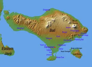 Ilha de Bali, na Indonésia