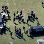 O ataque ocorreu na Apalachee High School, uma escola de ensino médio localizada no condado de Barrow, na cidade de Winder, nos arredores de Atlanta, na Geórgia | Foto: Reprodução/AFP