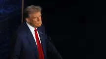 Trump, durante o debate presidencial organizado pela ABC - 10/9/2024 | Foto: Brian Snyder/Reuters