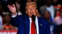 O ex-presidente Donald Trump, durante um comício no Nassau Veterans Memorial Coliseum, em Uniondale, Nova York – 18/9/2024 | Brendan McDermid/Reuters