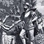 Vasco Núñez de Balboa descobre o Oceano Pacífico