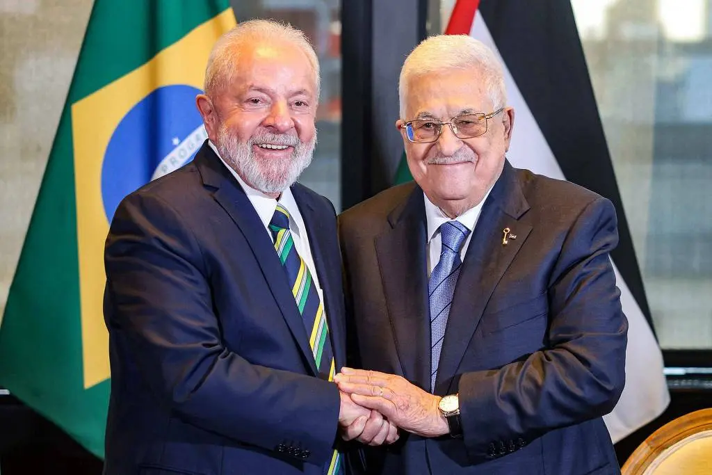 Lula e Abbas | Foto: Reprodução/Redes sociais