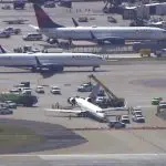 aviões colidem em atlanta