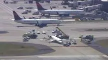 aviões colidem em atlanta