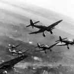 Aviões da Luftwafee, a força aerea alemã que arrasou o Reino Unidos durante a Blitz de 7 de setembro de 1940 | Foto: Wikimidia Commons