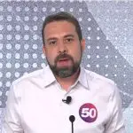 Boulos respondeu a pergunta de Tabata Amaral sobre arcabouço fiscal | Foto: Reprodução/Folha/UOL
