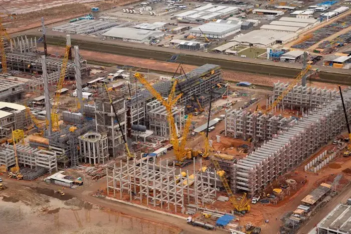 Obras da Comperj