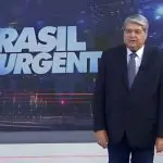 Foto de José Luiz Datena nos estúdios da Band