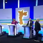 Datena saiu do lugar durante debate e confrontou Marçal | Foto: Reprodução/TV Gazeta