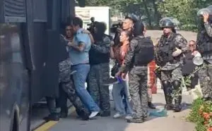 PM detém deputado Glauber Braga no RJ | Foto: Reprodução/Redes sociais