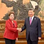 A ex-presidente Dilma Rousseff (PT) e o ditador da China, Xi Jinping | Foto: Divulgação/Xinhua