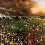 Ilustração sobre a Guerra dos Farrapos, ponto de partida para a fundação da República Rio-Grandense | Foto: Imagem: Guilherme Litran/Wikimedia Commons