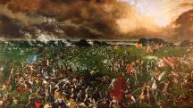 Ilustração sobre a Guerra dos Farrapos, ponto de partida para a fundação da República Rio-Grandense | Foto: Imagem: Guilherme Litran/Wikimedia Commons