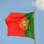 A bandeira de Portugal