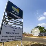 Fachada do instituto nacional de meteorologia (INMET), em Brasília