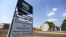 Fachada do instituto nacional de meteorologia (INMET), em Brasília