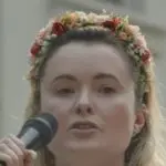 Julia Zanatta discursa em trio elétrico, na Avenida Paulista — São Paulo, 7 de Setembro de 2024 | Foto: Reprodução/YouTube/Revista Oeste
