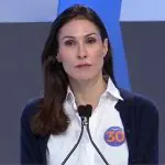 Marina Helena (Novo) participou de debate da RedeTV nesta terça-feira, 17 | Foto: Reproduçao/RedeTV