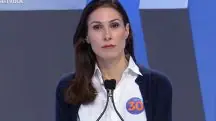 Marina Helena (Novo) participou de debate da RedeTV nesta terça-feira, 17 | Foto: Reproduçao/RedeTV
