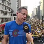 Michael Shellenberger durante entrevista a Oeste | Foto: Divulgação/Revista Oeste