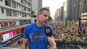 Michael Shellenberger durante entrevista a Oeste | Foto: Divulgação/Revista Oeste