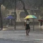 nova fente fria e alertas de tempestades