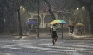 nova fente fria e alertas de tempestades