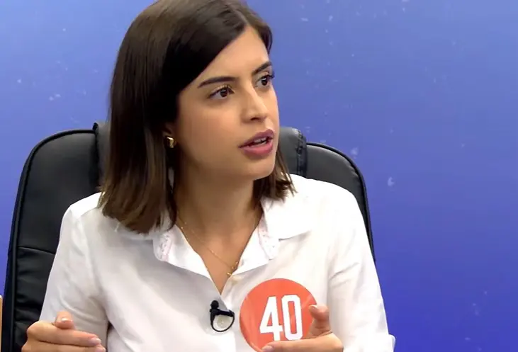 Tabata Amaral é a terceira candidata à Prefeitura de São Paulo a participar de sabatina de Oeste | Foto: Reprodução/Revista Oeste