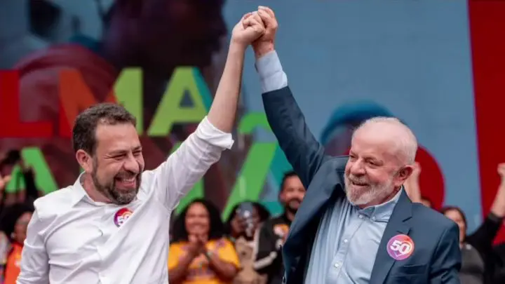 Comício de Boulos contava com a presença do presidente Lula | Foto: Divulgação/Psol