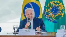 Presidente da República, Luiz Inácio Lula da Silva, durante reunião, no Palácio do Planalto, em Brasíli