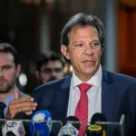 O ministro da Fazenda, Fernando Haddad