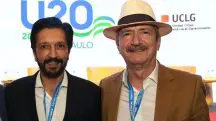 Aldo Rebelo (à esquerda) e Ricardo Nunes (à direita)