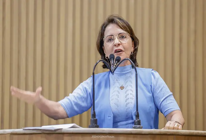 Emília Corrêa (PL), prefeita eleita em Aracaju: promessa de congelar os valores de IPTU | Foto: Gilton Rosas/CMA