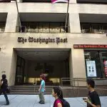 Sede do jornal Washington Post, no centro político dos Estados Unidos: neutralidade incomoda alas da imprensa esquerdista | Foto: Reprodução/Twitter/X
