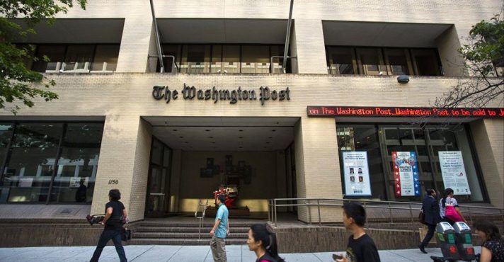 Sede do jornal Washington Post, no centro político dos Estados Unidos: neutralidade incomoda alas da imprensa esquerdista | Foto: Reprodução/Twitter/X