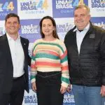 Candidato à Prefeitura de Curitiba e casal Moro