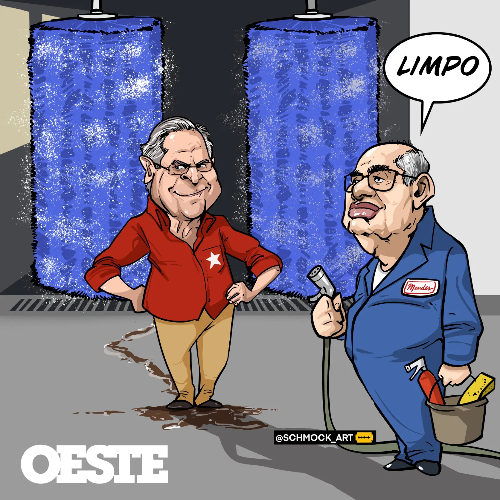 Charge da semana de 1º/11/2024 | Foto: Schmock