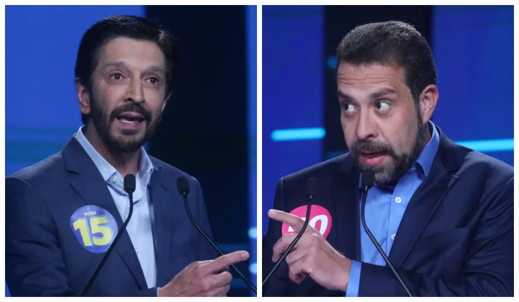 A mais recente pesquisa eleitoral mostra Ricardo Nunes à frente de Guilherme Boulos | Foto: Werther Santana/Estadão Conteúdo