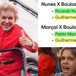 Marta Suplicy ao lado da publicação da Tabata Amaral