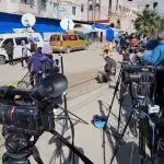 Cobertura da Al-Jazeera em Gaza | Foto: YouTube/Reprodução