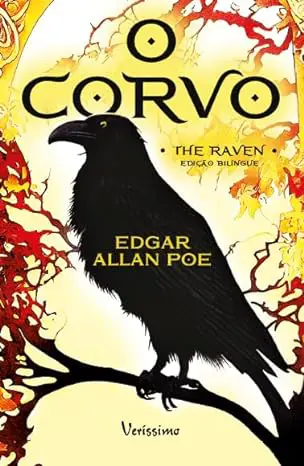 <i>O Corvo</i> é um poema simbólico, que explora temas de perda e luto, famoso por seu tom sombrio e repetição | Foto: Divulgação/Amazon