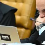 O ministro Alexandre de Moraes, alvo da análise de Gilmar Mendes, durante uma sessão plenária no STF - 26/09/2024 | Foto: Ton Molina/Estadão Conteúdo