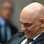 O ministro Alexandre de Moraes, durante sessão plenária no STF - 10/10/2024 | Foto: Ton Molina/Estadão Conteúdo